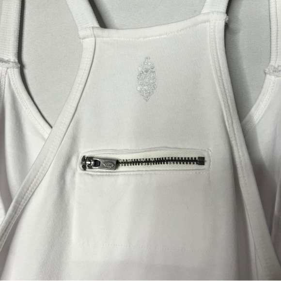 Free People FP Movement S Hot Shot mini dress white NWOT - Picture 7 of 10